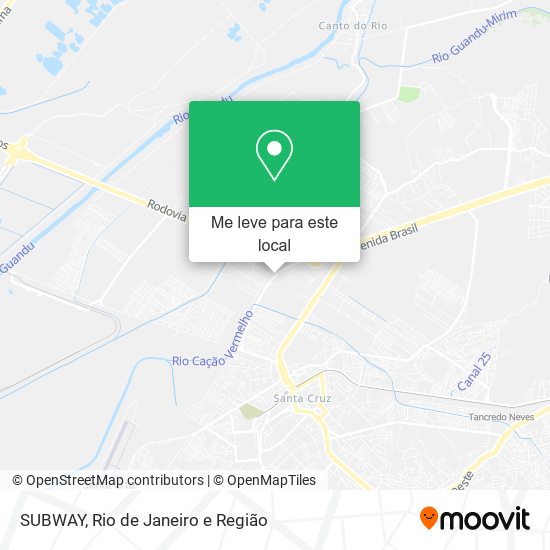 SUBWAY mapa