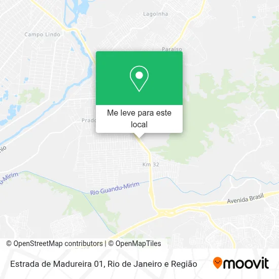 Estrada de Madureira 01 mapa