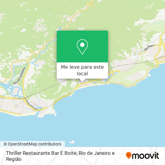 Thriller Restaurante Bar E Boite mapa