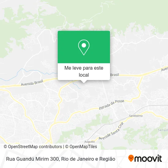 Rua Guandú Mirim 300 mapa