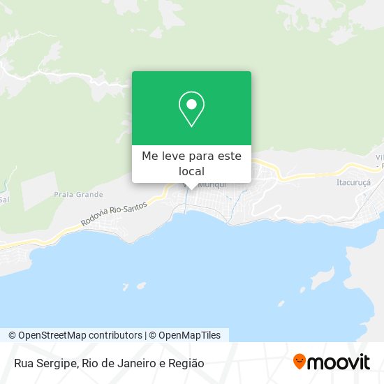 Rua Sergipe mapa