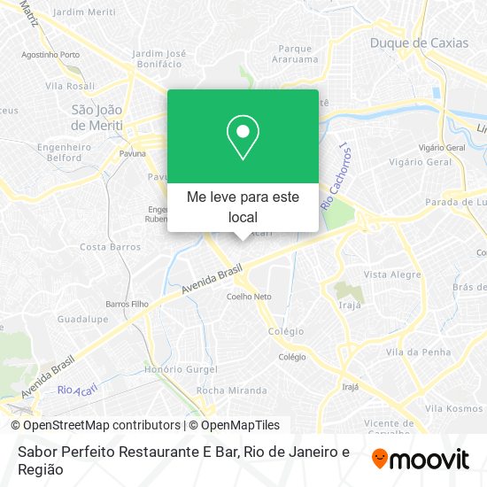 Sabor Perfeito Restaurante E Bar mapa