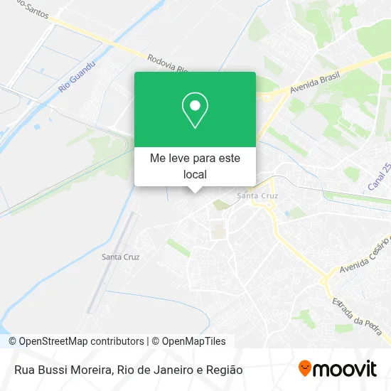 Rua Bussi Moreira mapa