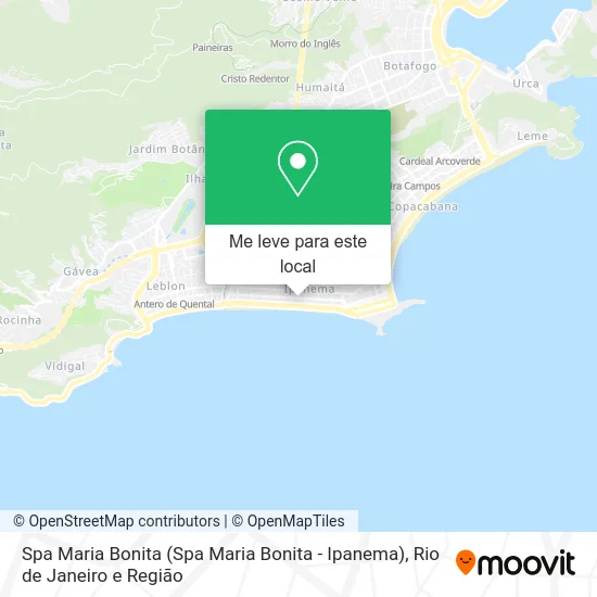 Spa Maria Bonita mapa
