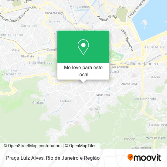 Praça Luiz Alves mapa