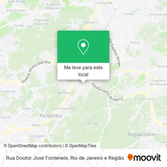 Rua Doutor José Fontenele mapa