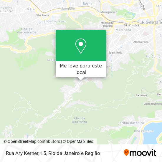 Rua Ary Kerner, 15 mapa