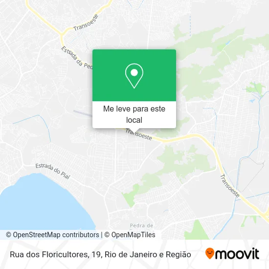 Rua dos Floricultores, 19 mapa