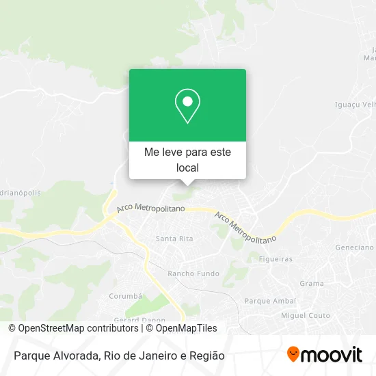 Parque Alvorada mapa