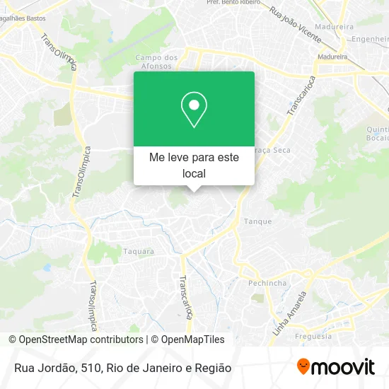Rua Jordão, 510 mapa