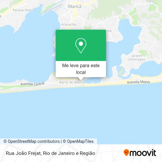 Rua João Frejat mapa