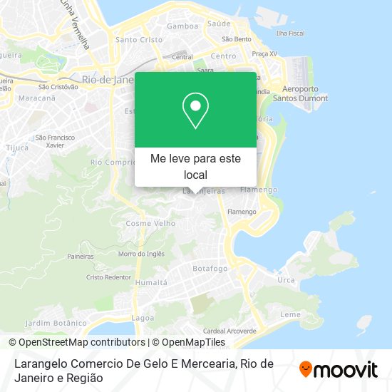 Larangelo Comercio De Gelo E Mercearia mapa