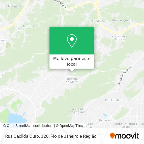 Rua Cacilda Ouro, 328 mapa