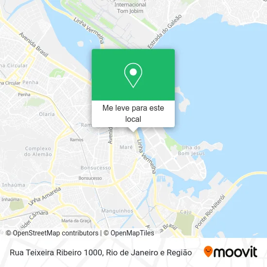 Rua Teixeira Ribeiro 1000 mapa