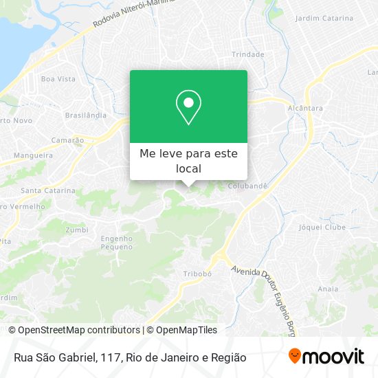 Rua São Gabriel, 117 mapa