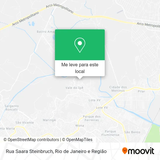 Rua Saara Steinbruch mapa