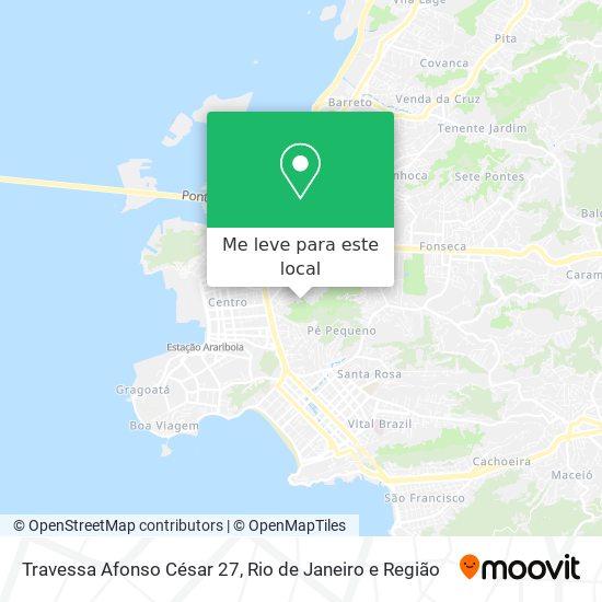 Travessa Afonso César 27 mapa