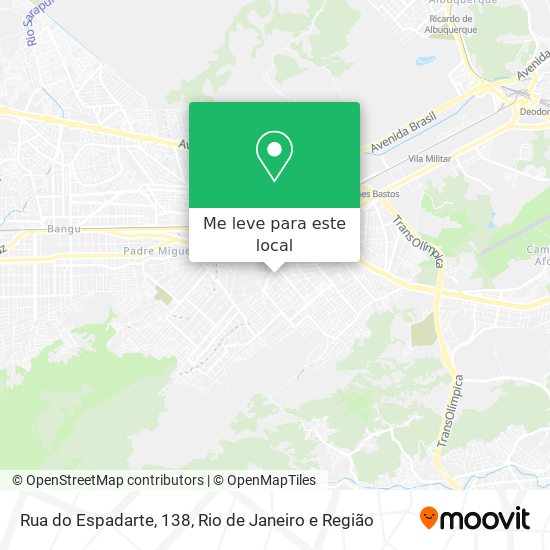 Rua do Espadarte, 138 mapa