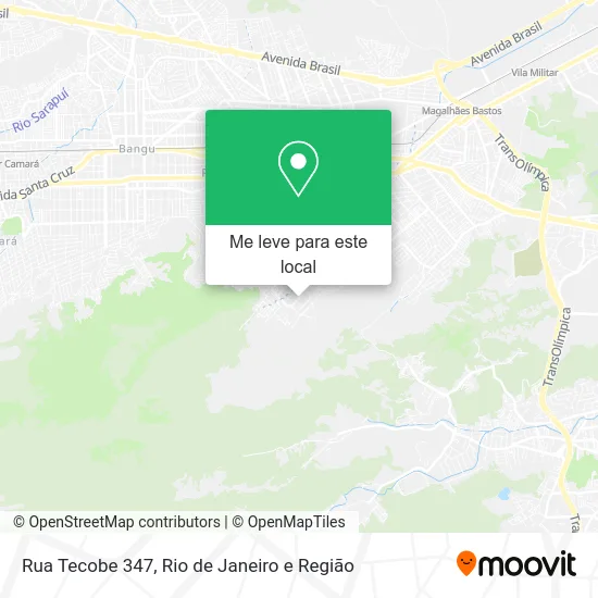 Rua Tecobe 347 mapa