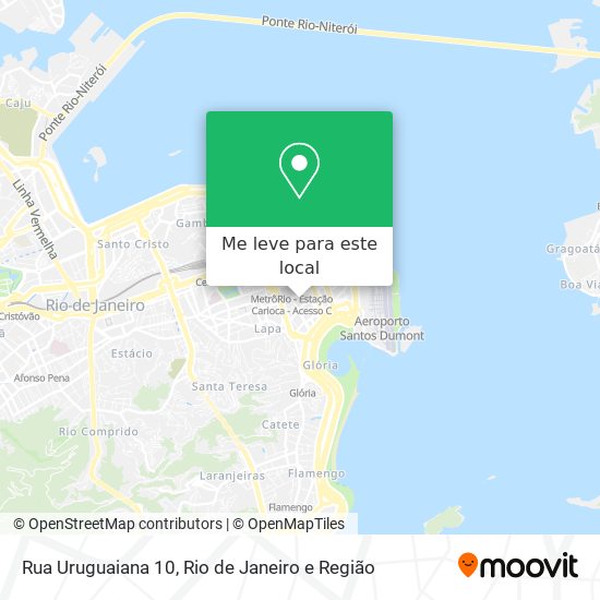 Rua Uruguaiana 10 mapa