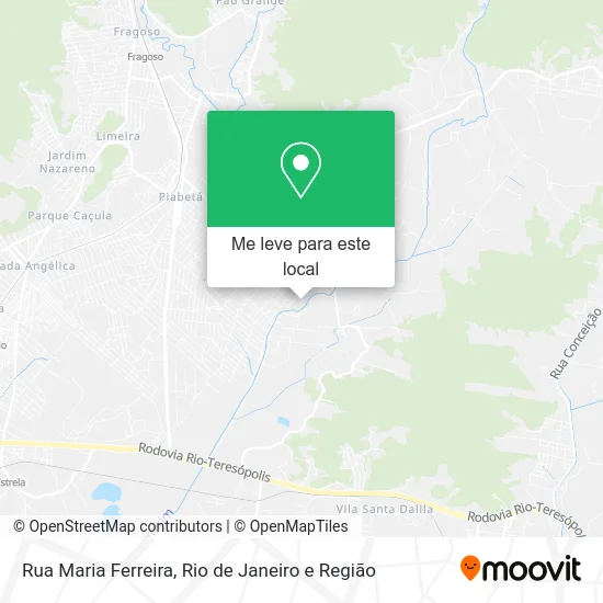 Rua Maria Ferreira mapa
