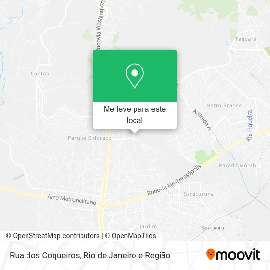 Rua dos Coqueiros mapa