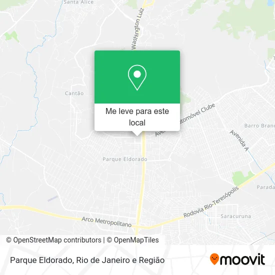 Parque Eldorado mapa