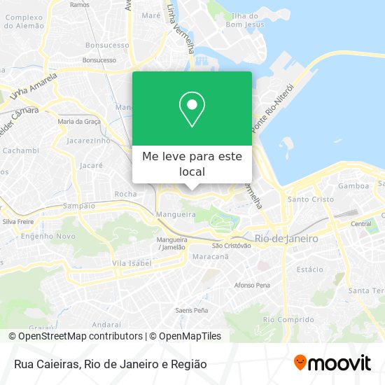 Rua Caieiras mapa