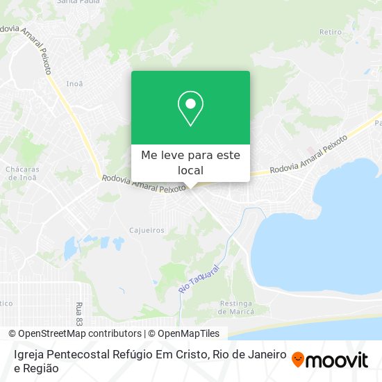 Igreja Pentecostal Refúgio Em Cristo mapa