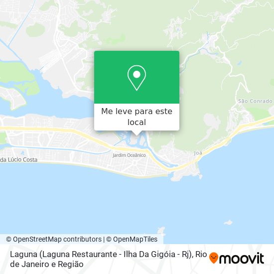 Laguna (Laguna Restaurante - Ilha Da Gigóia - Rj) mapa