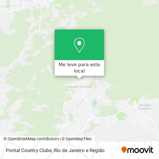 Pontal Country Clube mapa