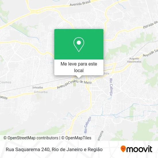 Rua Saquarema 240 mapa