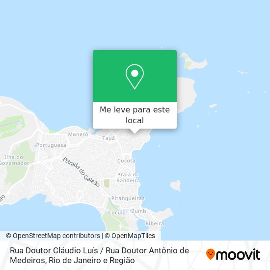 Rua Doutor Cláudio Luís / Rua Doutor Antônio de Medeiros mapa