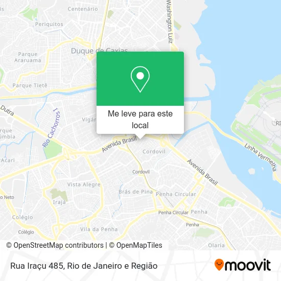 Rua Iraçu 485 mapa