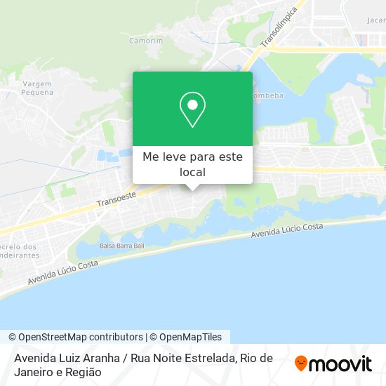 Avenida Luiz Aranha / Rua Noite Estrelada mapa