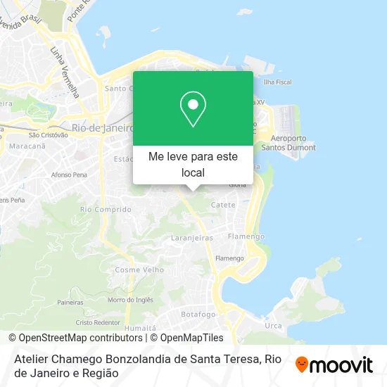 Atelier Chamego Bonzolandia de Santa Teresa mapa