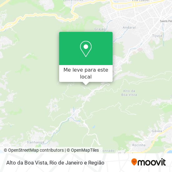 Alto da Boa Vista mapa