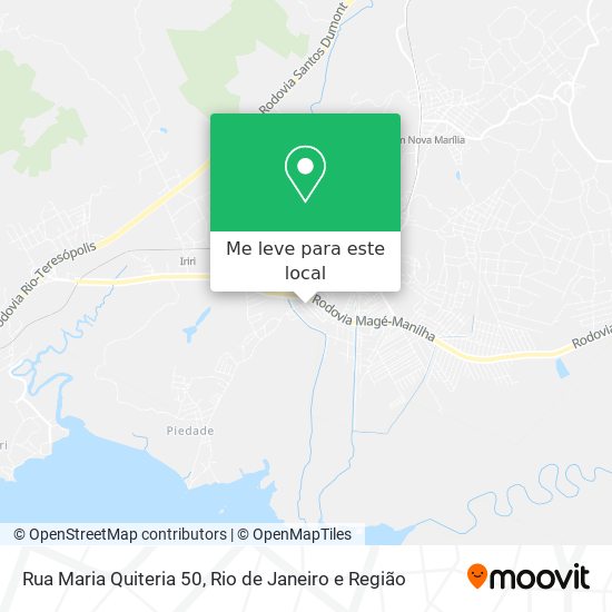 Rua Maria Quiteria 50 mapa