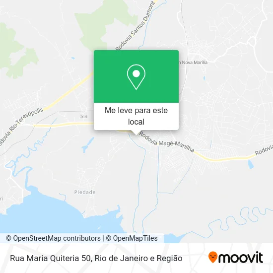 Rua Maria Quiteria 50 mapa