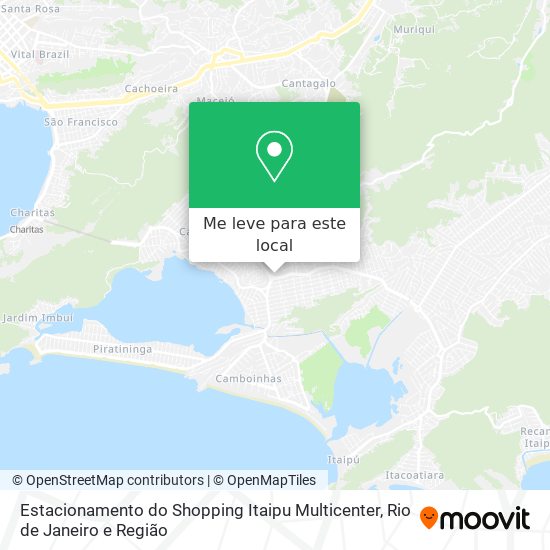 Estacionamento do Shopping Itaipu Multicenter mapa