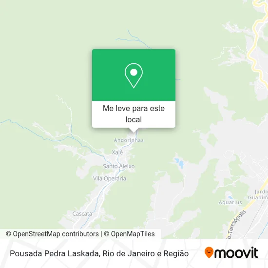 Pousada Pedra Laskada mapa