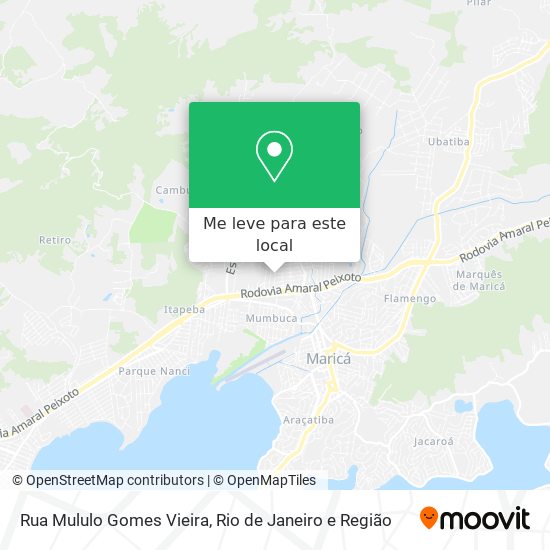Rua Mululo Gomes Vieira mapa