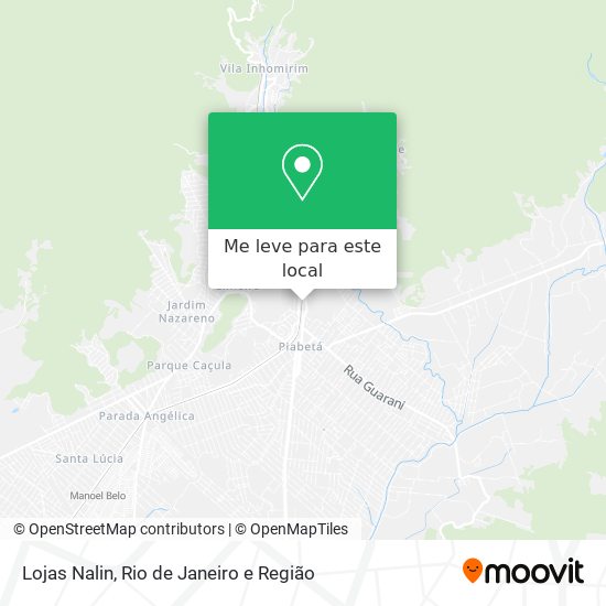 Lojas Nalin mapa
