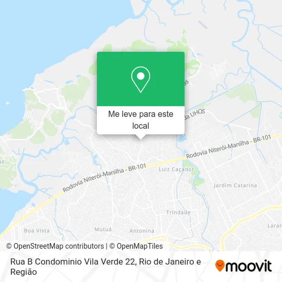 Rua B Condominio Vila Verde 22 mapa