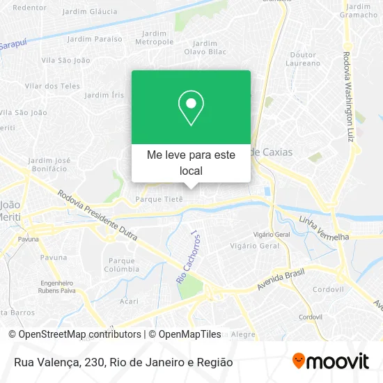 Rua Valença, 230 mapa