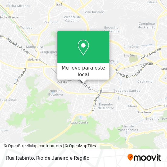 Rua Itabirito mapa