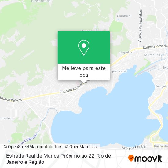 Estrada Real de Maricá Próximo ao 22 mapa