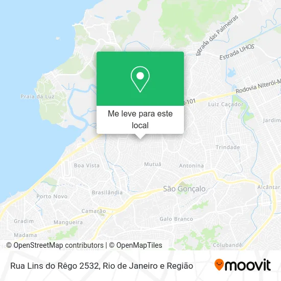 Rua Lins do Rêgo 2532 mapa