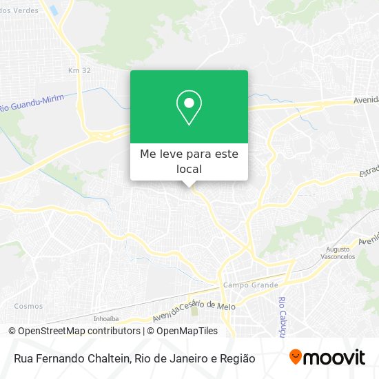 Rua Fernando Chaltein mapa