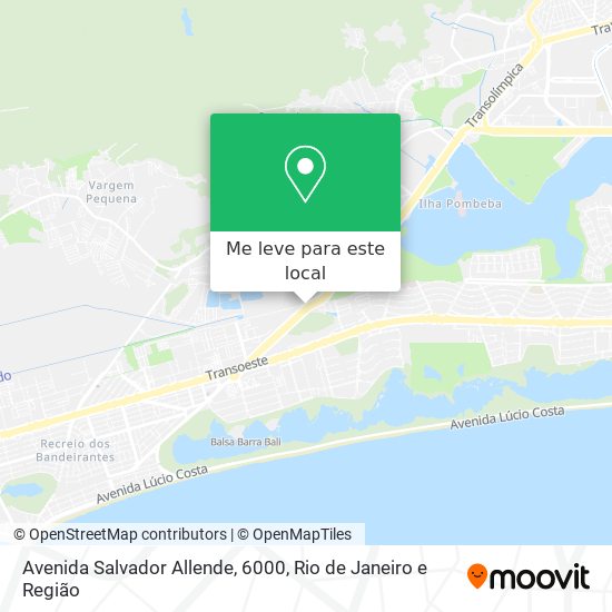 Avenida Salvador Allende, 6000 mapa